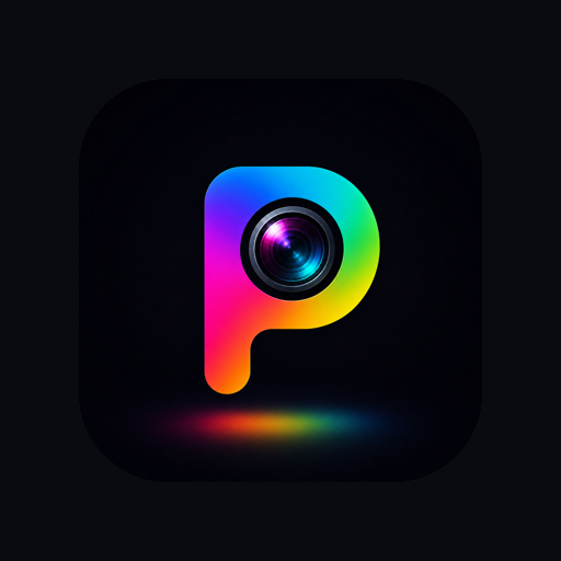 Icon on dark tile
