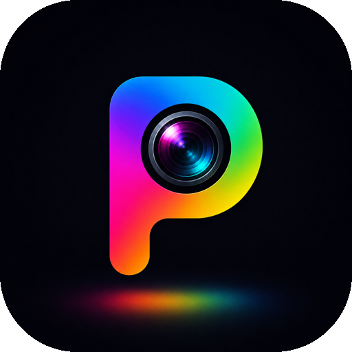PhotoEditRocket app icon / mark