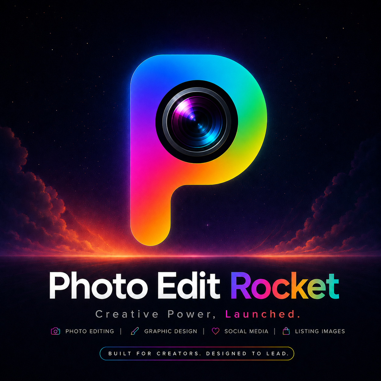 PhotoEditRocket — Creative Power, Launched.