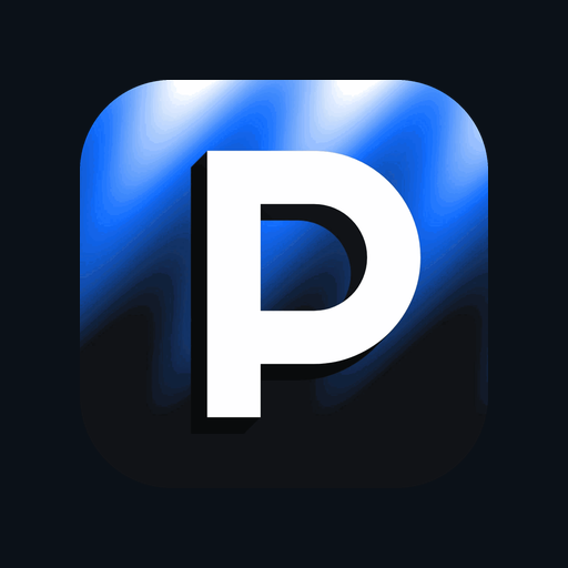 Icon on dark tile